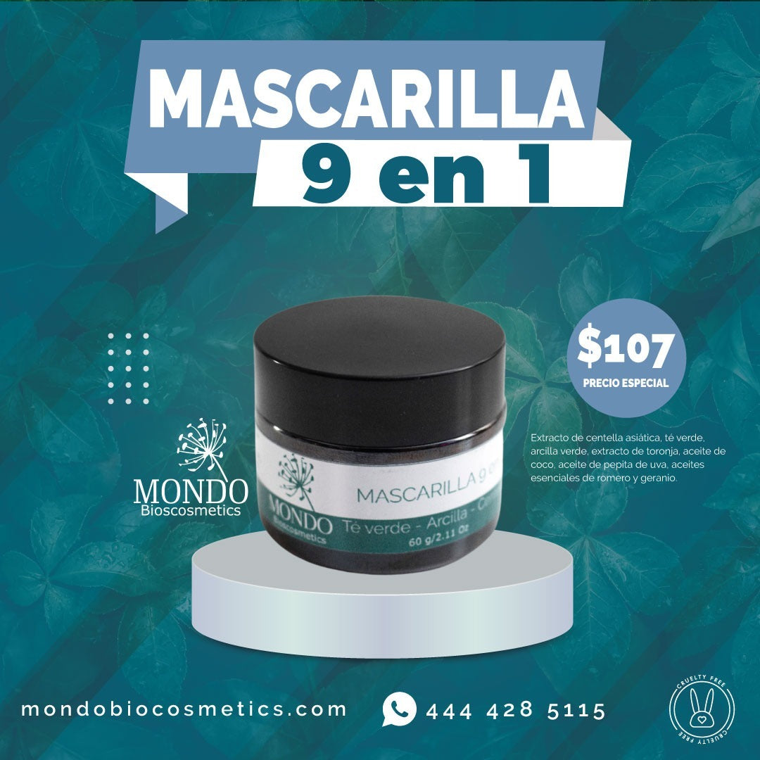 Mascarilla 9 en 1